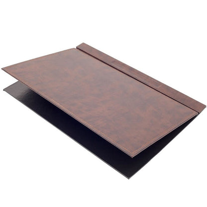 Luna Leather Desk Set 5 Accessories Brown